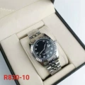 R830-10 silver black 12 diamonds