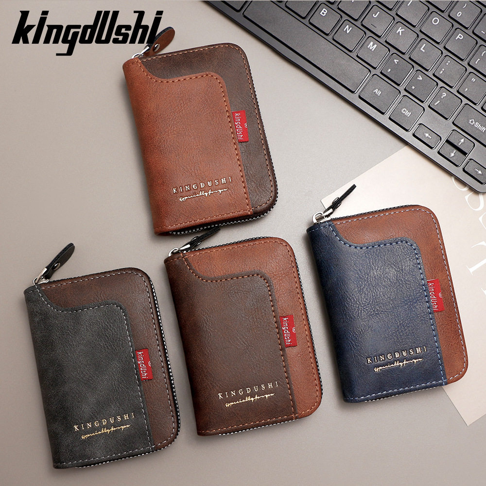 Foreign Trade Hot Splicing Men's Organ Card Bag Multi-Card Large Capacity Card Bag Card Case Coin Bag Cross-Border Supply