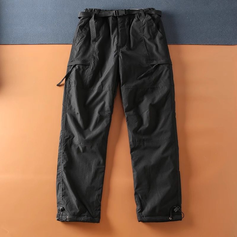 户外工装裤男宽松直筒休闲长裤夏季登山速干裤美式防水快干冲锋裤