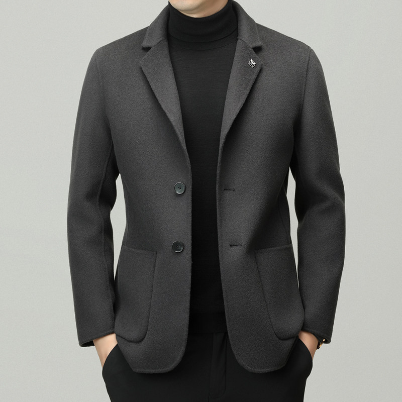Áo Vest Nam 100% Lông Cừu Dáng Ôm Vừa Vặn Phong Cách Business Casual Màu Nâu, Xám, Đen