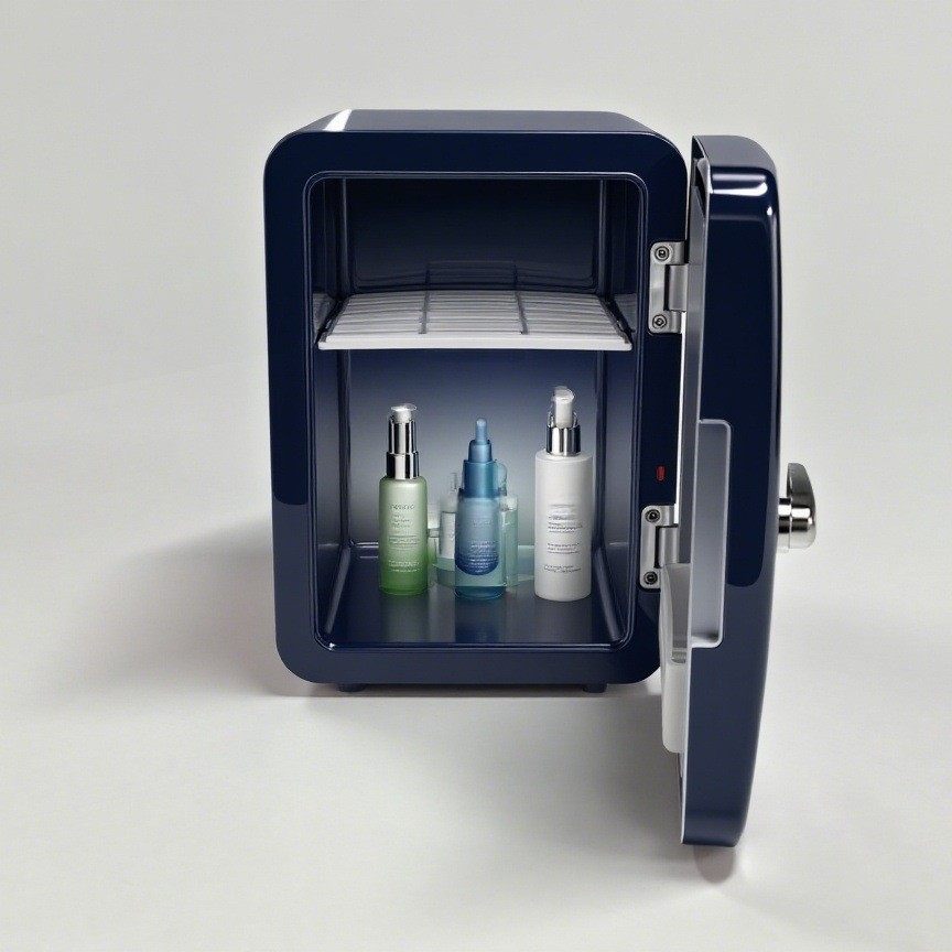 Annan's New 4-Liter Beauty Refrigerator USB Mini Semiconductor Refrigeration Fluorine-Free Silent Dormitory Office Small Refrigerator