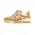 High version donkey leaf white orange