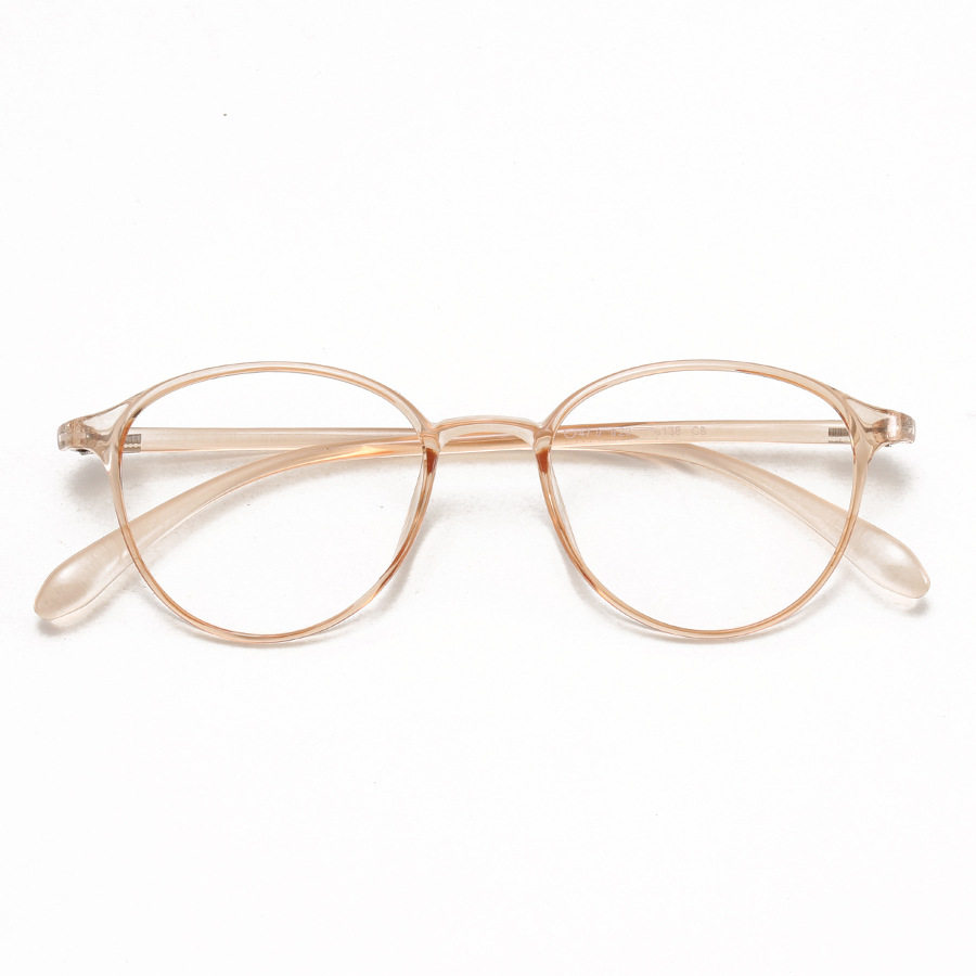 Korean style small red book retro oval frame height small round face ultra light TR90 student myopia glasses frame 7122