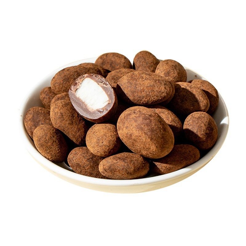 Gemstone Chocolate Beans Mixed Flavor Dark Chocolate Almond Coconut Cocoa Butter Casual Snacks Canned Wholesale