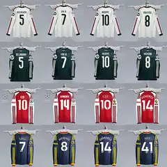 2627 New Club Long-Sleeve Jersey Real Madrid Thai Version Adult Football Jersey Cross-Border In-Stock Wholesale Soccer Uniform