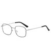 Metal Eyeglass Frames for Men, Photochromic Glasses, Myopia Eyeglass Frames for Women, Light-Sensitive Photochromic Square Frames