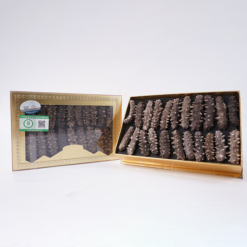 Sc Factory Wholesale In-Stock Fd Freeze-Dried Sea Cucumber Cold-Water 20X Fast-Growing Sea Cucumber Dried Seafood Gift Box Sea Cucumber
