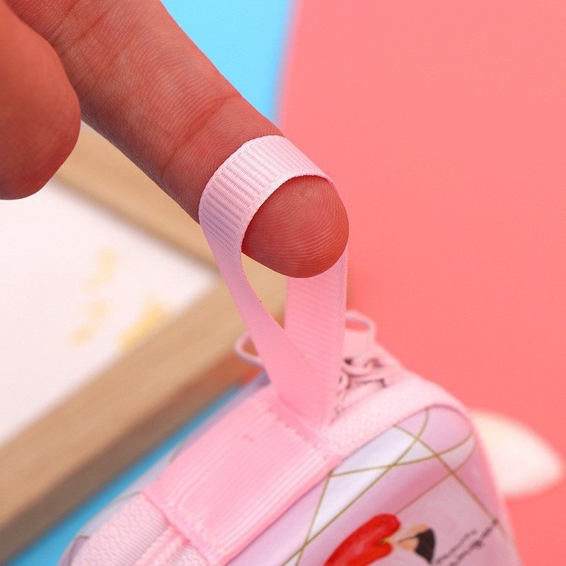 Creative Tinplate Christmas Coin Purse Cartoon Key Coin Zipper Bag Headset Data Cable Organize Storage Box