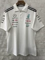 2025f1 mercedes white polo