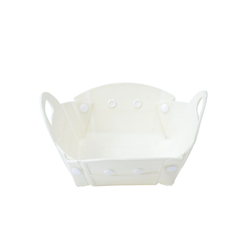 Creative Multifunctional Portable Fruit Basket Outdoor Travel Folding Basket Hand-Held Basket Folding Cutting Board Folding Storage