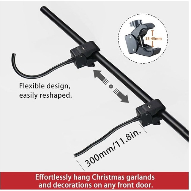2025 Cross-Border Hot Item Colgador De Guirnalda Ajusta Christmas Plant Telescopic Hanging Rack