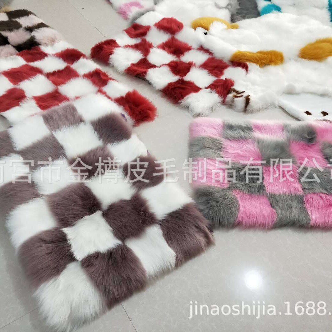 Source Factory Imitation Wool Carpet Fur Integrated Floor Mat Bay Window Decorative Blanket Imitation Sheepskin Light Luxury Style Floor Mat Carpet