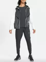 2026 Panda Design Men's Comfortable Zip-Up Casual Hooded Jacket