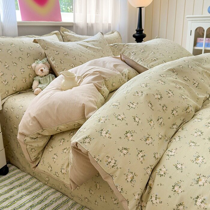 【100%両面ピュアコットン】恋青柠（レンチンニン）