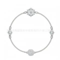 White gold snowflake bracelet