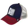 Great White Shark Navy Red