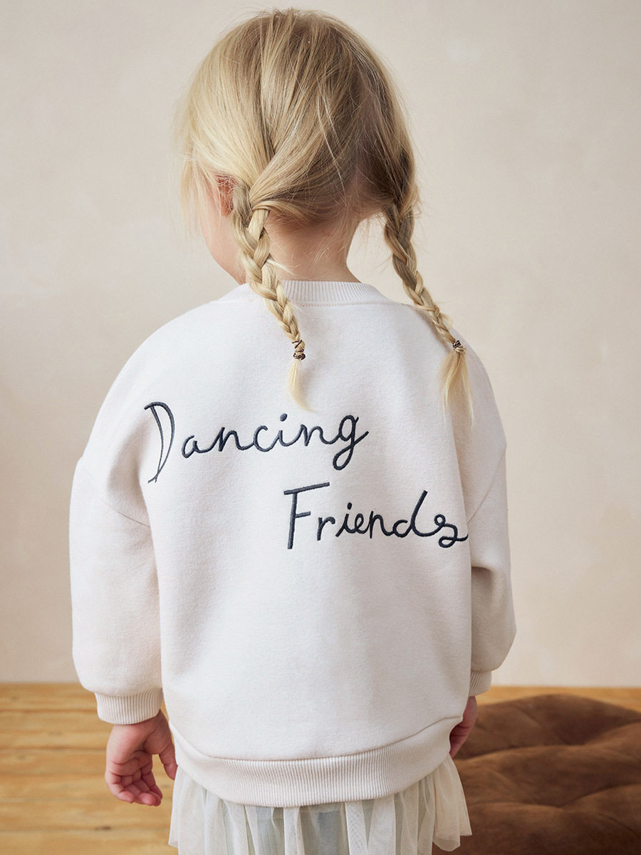 Nouveau costume de fille d'automne doublé de polaire, tenue pour petite fille à dessin animé avec filigrane