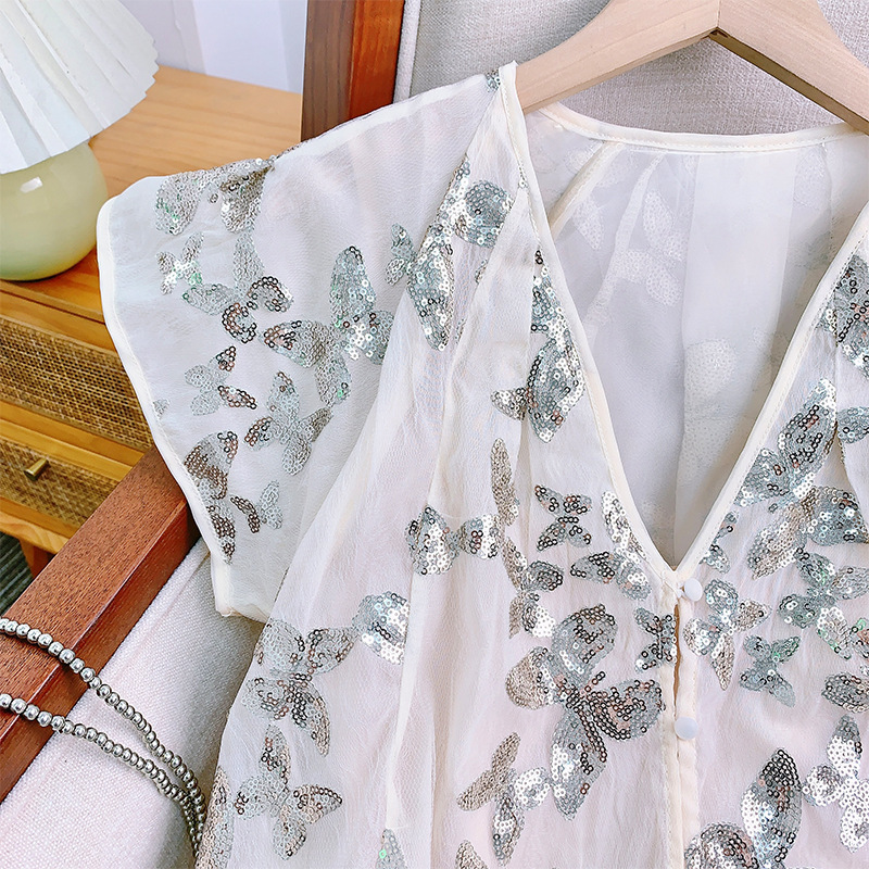 Đầm dài thêu sequin quyến rũ dáng trễ vai — Áo quây Chất lượng cao, Váy liền trễ vai, Váy liền kiểu cardigan