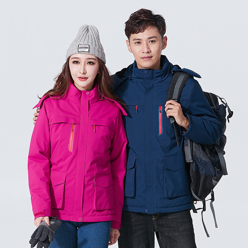Smart Heating Rush Clothes Heating Suit USBN Warm-keeping Charging Heating Cotton-padded jacket Jacket Men's Outdoor Riding Ski Suit