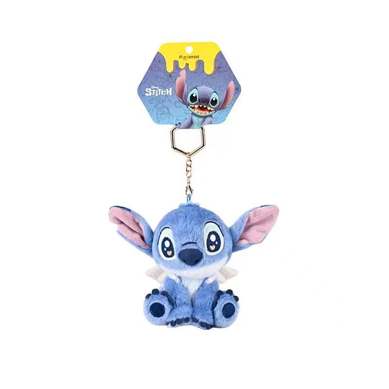 正版迪士尼草莓熊挂件史迪仔公仔毛绒玩偶朱迪尼克钥匙扣背包挂饰