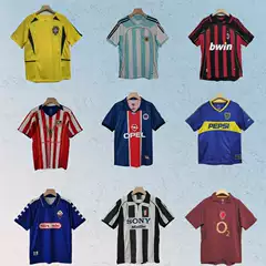 Retro football jersey for Paris, Argentina, Spain, Barcelona, Portugal, Boca Juniors, Inter Milan, AC Milan