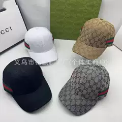 Cross-border Jindian men's and women's hard-top baseball cap side letter G embroidery fashion Joker sunshade cap wholesale