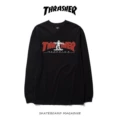 Cm824 long sleeve black and red