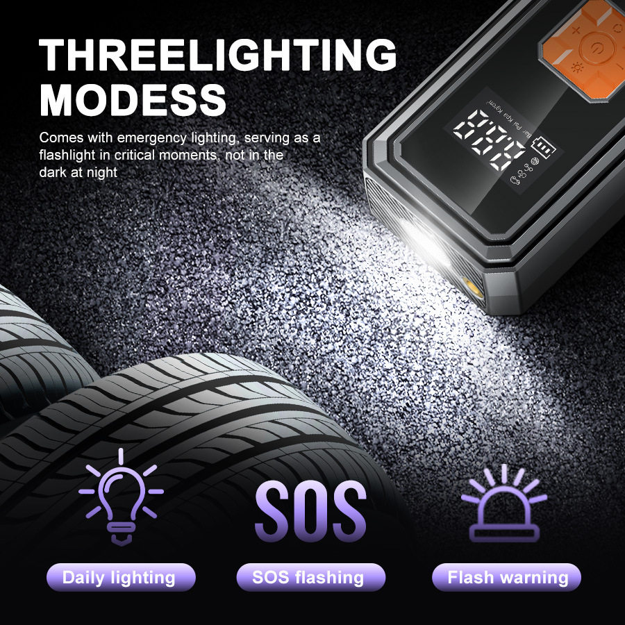 Car Air Pump Portable Tire Pump Car Wireless Electric Pump Air Pump Car Air Pump