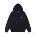 Navy full zipper