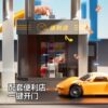 New large gas station toy car parking simulation garage model suit 3 years old 6 boys birthday gift