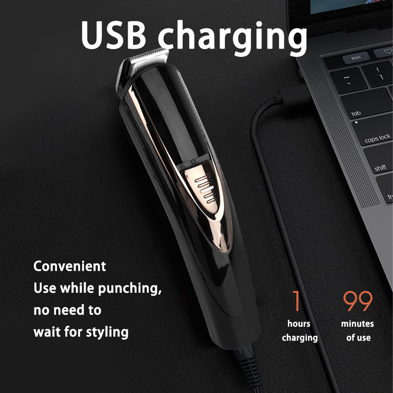 Cross-Border New Multifunctional Hair Clipper Rechargeable Home Five-In-One Full Body Washable Hair Shaving Nose Hair Clipper Set