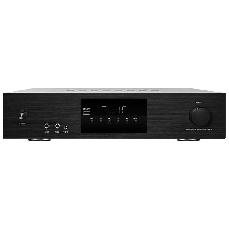 Haoyunyuan Factory Direct Sales Commercial Ktv600 Heavy Bass High Power Four-Channel 4.0 Bluetooth Karaoke Amplifier