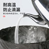Black Drawstring Type Garbage Bag Extra Large Household Portable Thickened Kitchen Large Disposable Plastic Bag Affordable