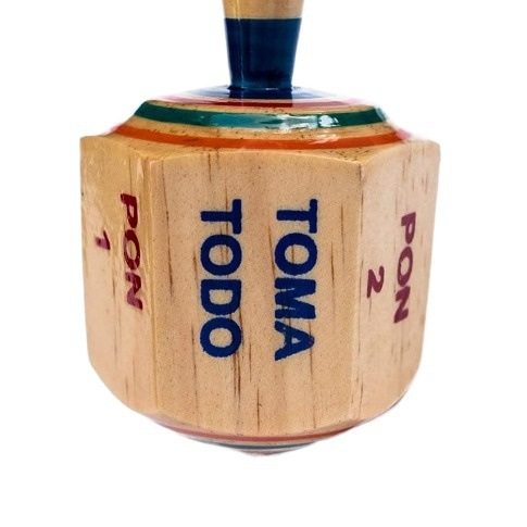 Factory Direct Sales Amazon Cross-Border Wooden Spinning Top Tomatodo Accepts Custom Text Wooden Spinning Top Toy Educational