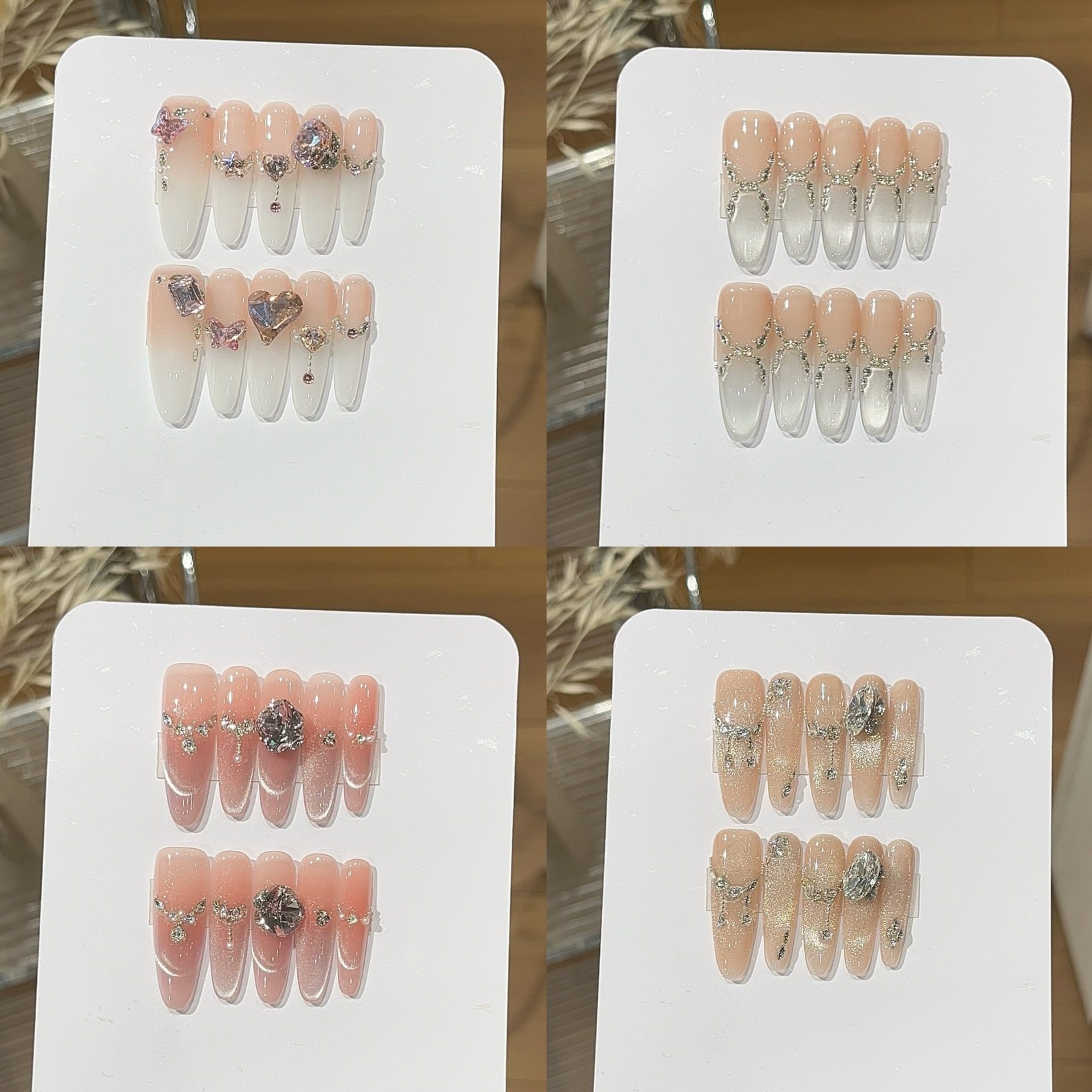 [3.5 New Fine Dog Collection] Tao Xili Manicure Pure Desire Whitening Light Luxury Wearable Nails 3.5 Fine Dog Collection