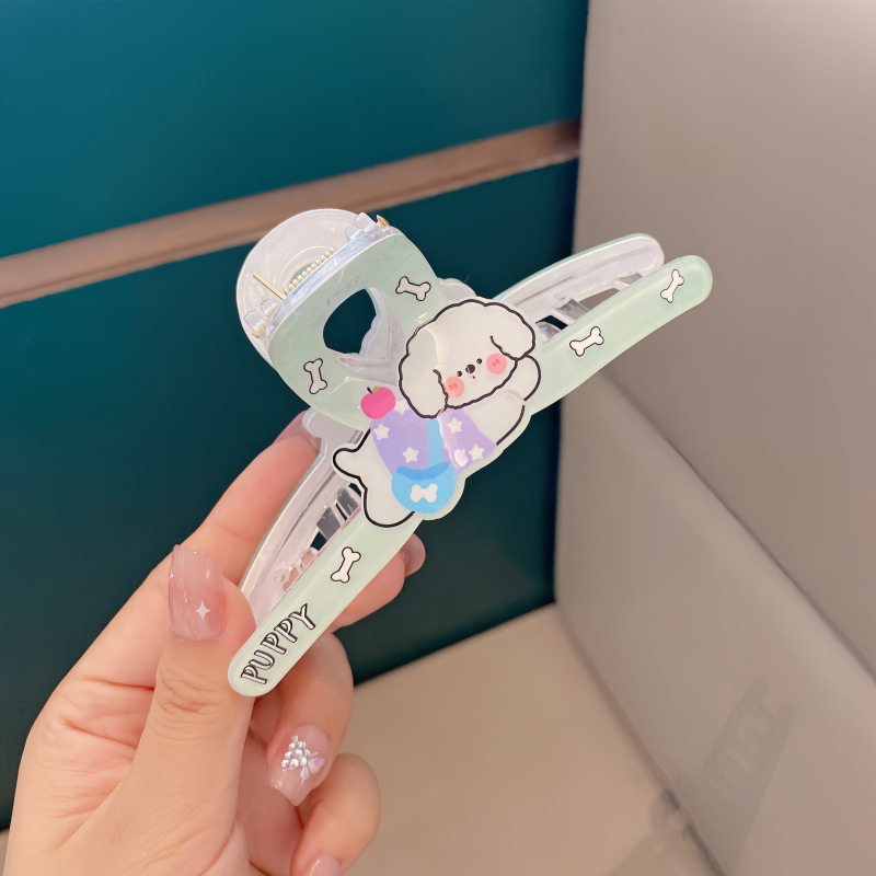 Korean Dongdaemun Cute Bear Rabbit Large Shark Clip Ins  display picture 3