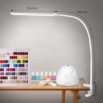 Beauty Lamp, Pattern Embroidery Lamp, Manicure Table Lamp, Eye Protection Manicure Lamp, Lighting Desktop Desk, Led Work Lamp, Floor Table Lamp