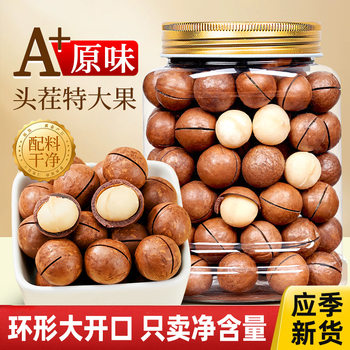 Old Shannon's Selected Large-Grained Original Macadamia Nuts 500g Canned First-Cut Snacks Nuts with Opener