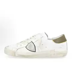 Dirty Sneakers with Black Heels, Vintage-Style Skate Shoes for Men and Women, Trendy Philippe Model Paris Prsx Dirty Shoes