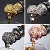 Lion head wine pourer wine mouth household wine bottle stopper sealed animal wine mouth creative animal wine set lion head wine mouth