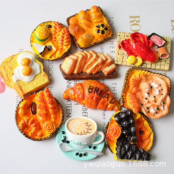 diy simulation food and play accessories lobster bread mobile phone shell refrigerator stickers storage box car air outlet decorative stickers
