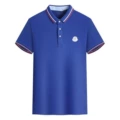 M's polo shirt-blue