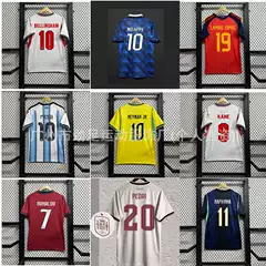 26-27 World Cup Spain France Brazil Argentina England Home and Away Football Jerseys Short-Sleeved
