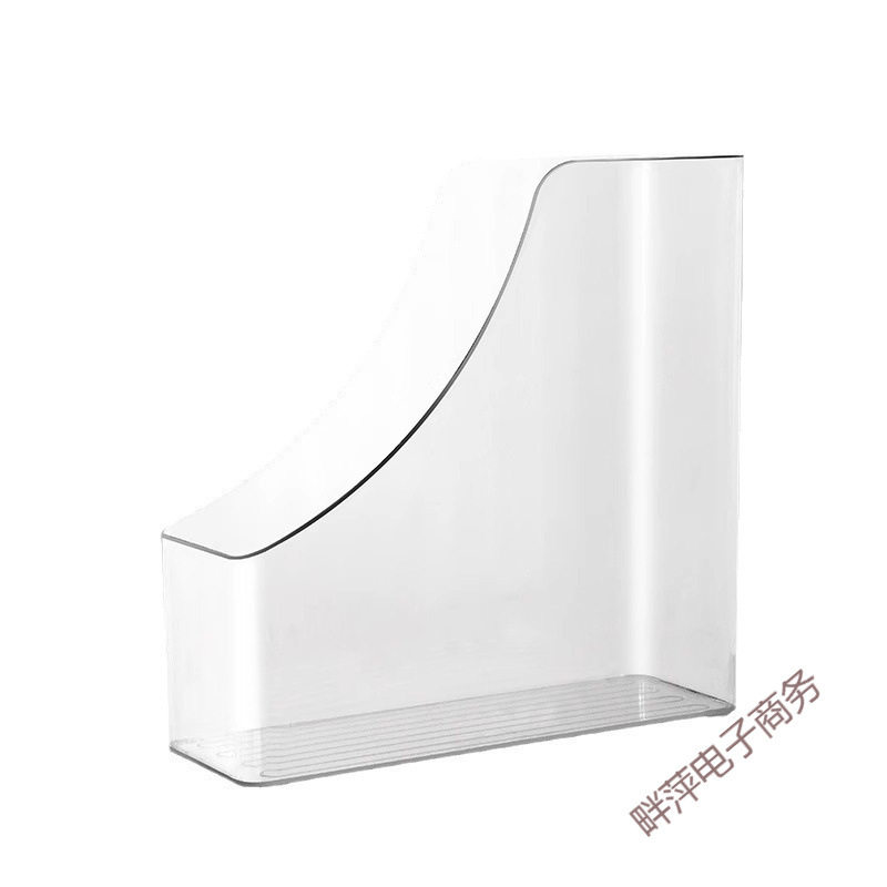 Transparent Desktop Bookshelf Desk Acrylic File Storage Box Bookshelf Office Student Book Organization Set