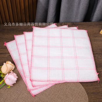 Multi-functional and reusable dish cloth 7 layers 36*36 encryption absorbent cloth non-stick oil cleaning dish towel