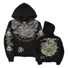 Autumn European and American Cross-Border Amazon Personalized Street 3D Hoodie Unisex Y2K Gothic Men's Cardigan Sweatshirt Wholesale