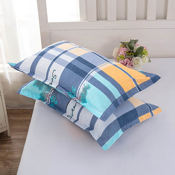Modern Simple Imitation Cotton Pure Cotton Pillowcase One-Pair Adult Pillowcase Home Student Dormitory Single Pillowcase