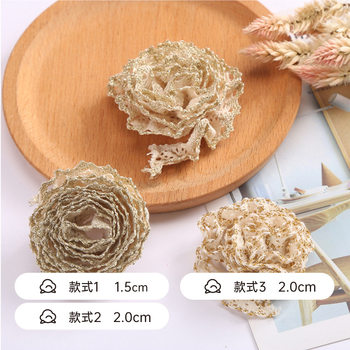 Single-Sided Cotton Elastic Hollow Lace Trim for Clothing, Curtain Accessories, Skirt Hem, Direct Supply from Manufacturer, Japanese and Korean Style Trim