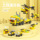 Lele Brothers Mini Street View совместим с моделью здания Lego City, детской образовательной сборкой, строительным блоком, игрушкой-подарком mini 76