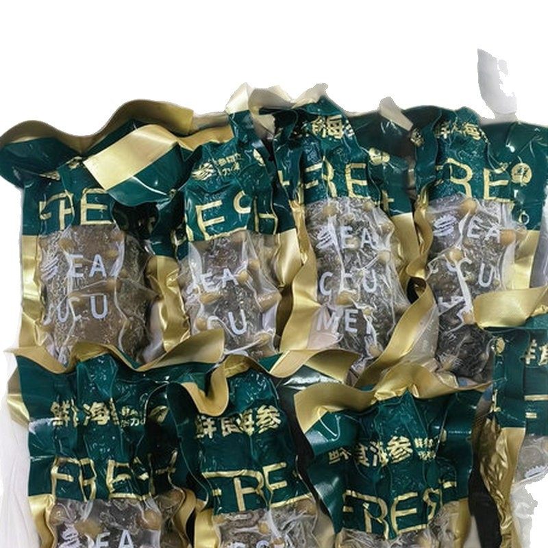 Authentic Dalian Ready-To-Eat Sea Cucumber, Not Dried, Chewy Texture, Fresh Steamed Sea Cucumber, Ready-To-Eat Gift Box, Frozen Sea Cucumber